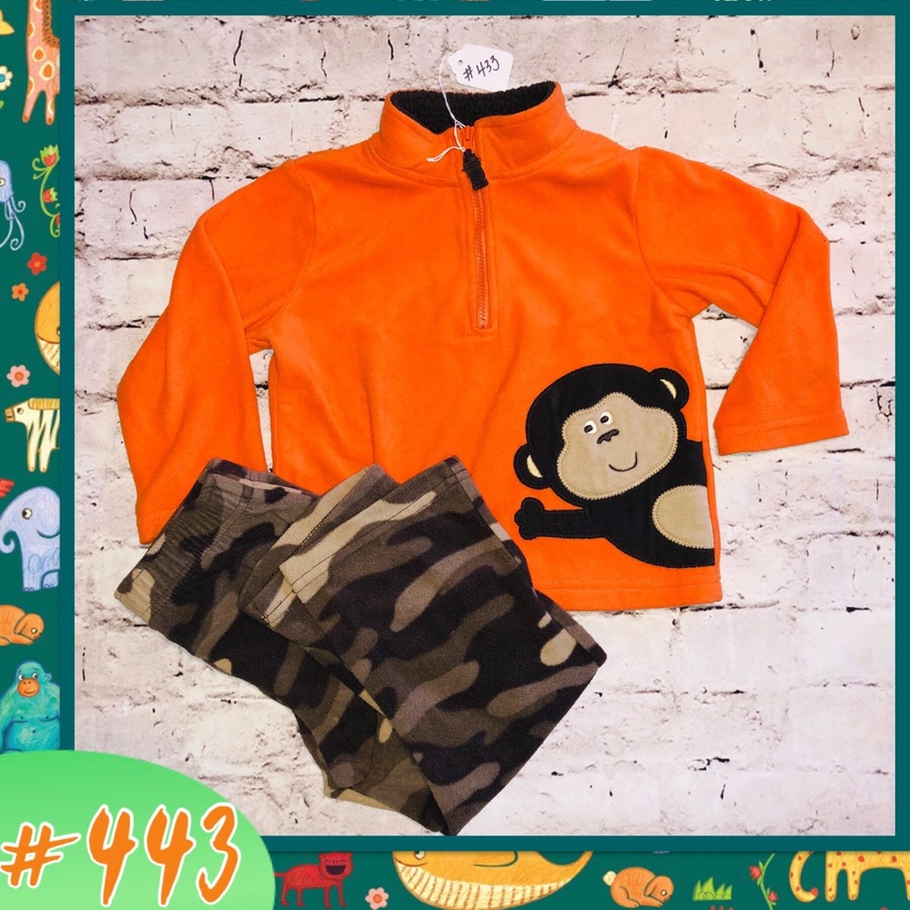 2-pc Carter’s 24m Fleece Pullover & Pants Set